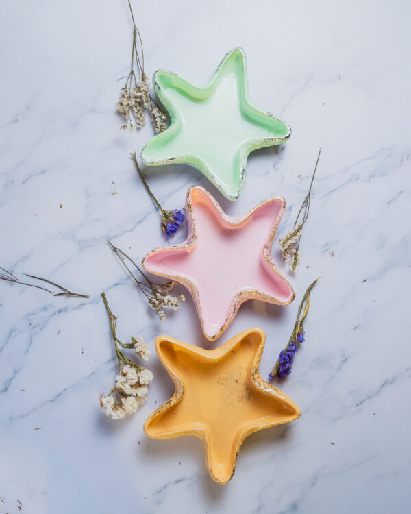 Estrella joyero o porta vela - Imagen 3